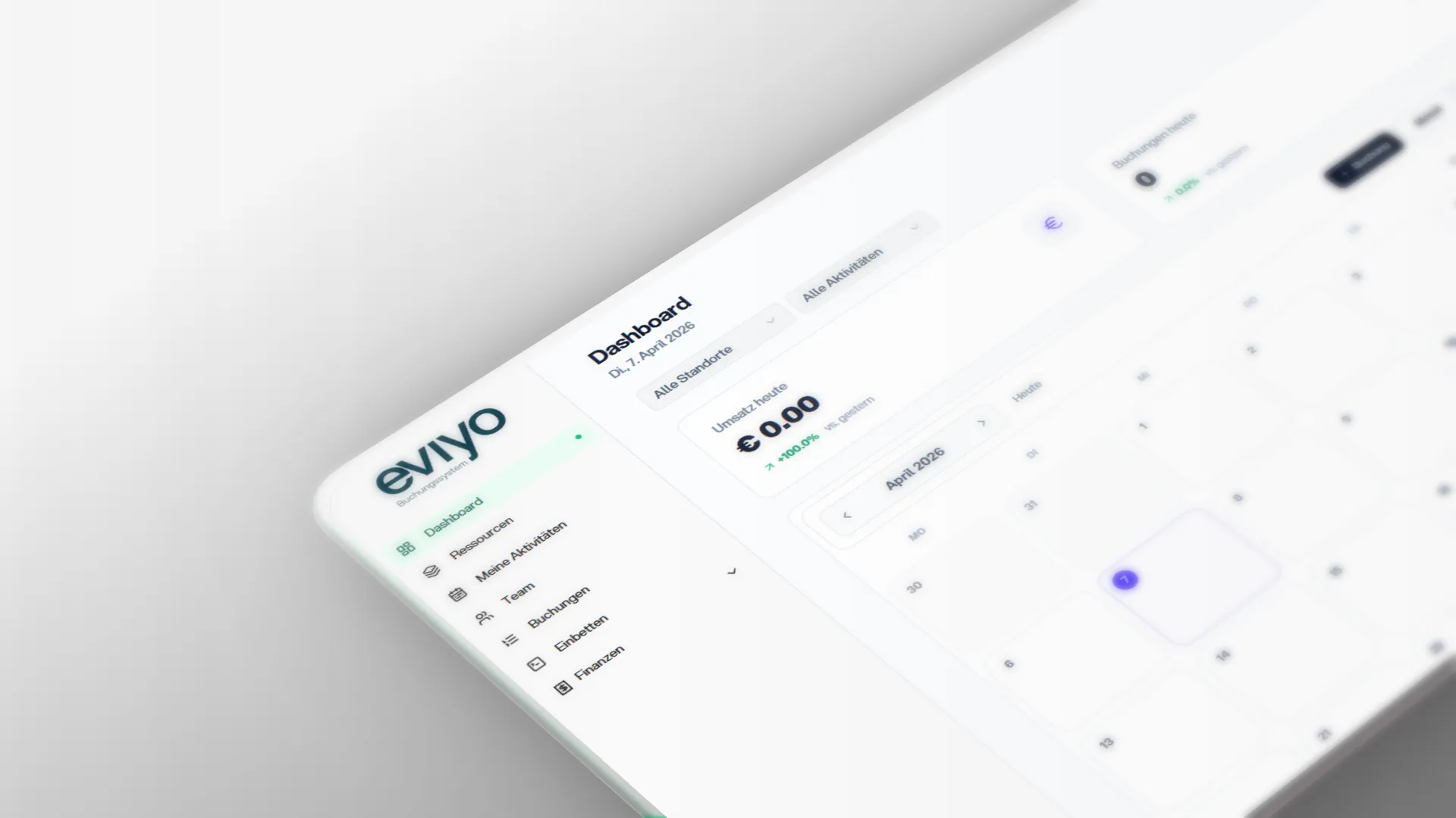 Eviyo Booking